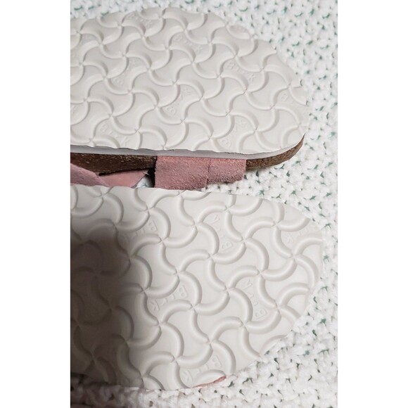 Birkenstock New w/ Box Lugano Pink Clay Suede Leather Soft Footbed Nar 41 US 10 - Picture 10 of 16